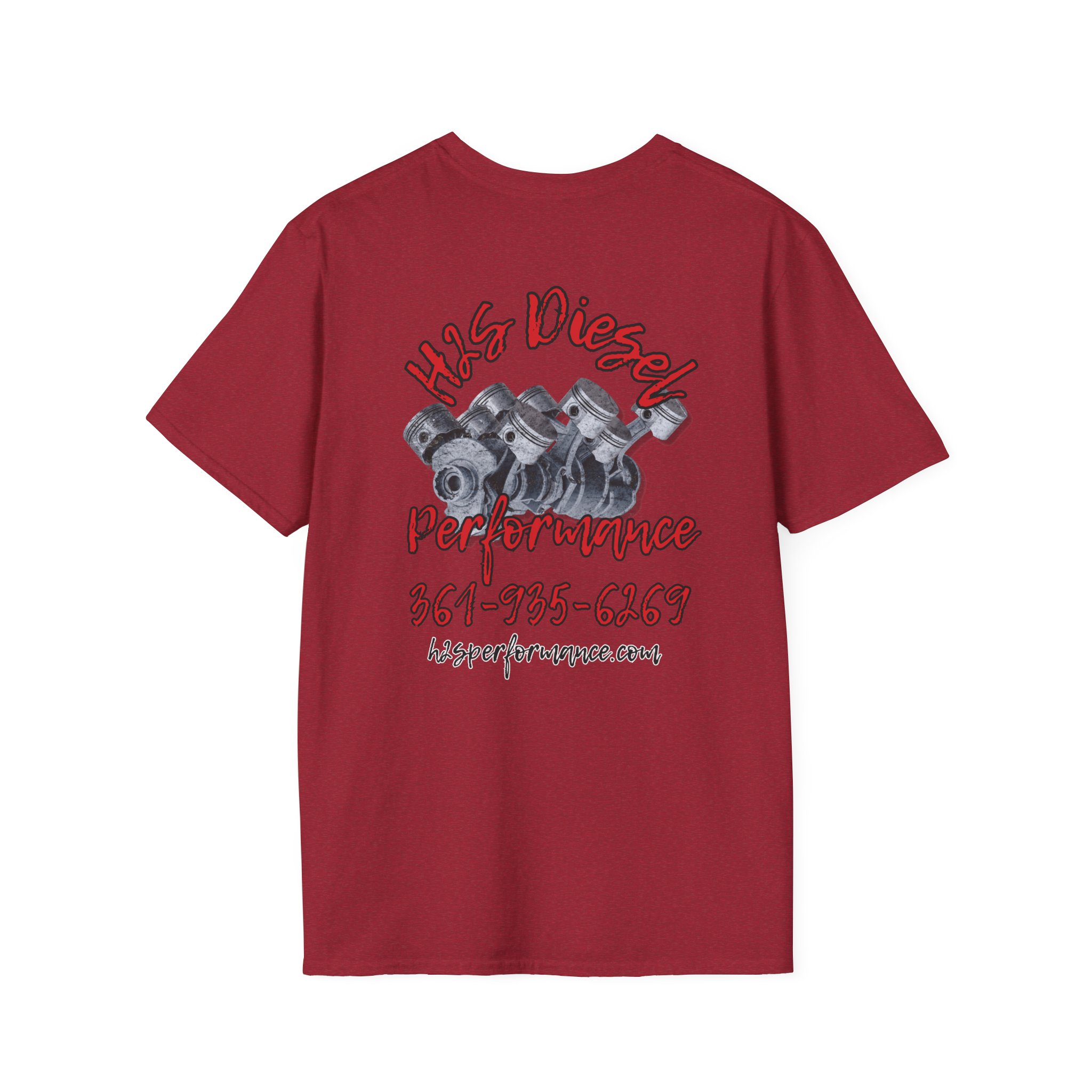 V8-style piston and crank assembly — H2S Diesel Garage Shirt - Image 26